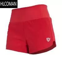 HLCOMAN夏季速干透气全腰围口袋专门训练跑步运动短裤男女同款