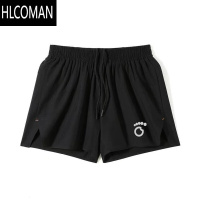 HLCOMAN防走光长短跑马拉松跑步短裤男三分运动裤后腰口袋可放手机