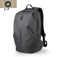 双肩包男潮牌休闲男士背包15.6寸电脑包旅行包学生书包男时尚潮流 艾狄伊娃 酷黑