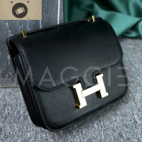 空姐包包女包2020新款真皮康康包h扣小方包时尚单肩斜挎豆腐包 艾狄伊娃女斜挎包