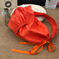 韩版ins单肩包女 一颗大橘子包 网红大容量束口袋百搭斜挎包潮 艾狄伊娃单肩包