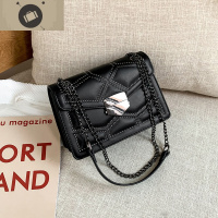 优哈小包包女包2019新款网红2020百搭潮流ins时尚单肩斜挎链条包 艾狄伊娃女手包