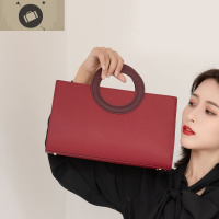 小众设计包包女2020新款手提包斜挎女包新娘红色结婚包 艾狄伊娃手提包