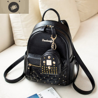 双肩包女韩版迷你小包包2020新款潮时尚百搭学生书包柳钉女士背包 艾狄伊娃