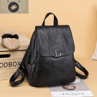 双肩包女2019新款时尚百搭软皮包包女大容量女士休闲背包旅行书包 艾狄伊娃