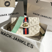 香港包包女2020新款真皮压花小方包单肩斜挎女包潮 艾狄伊娃单肩包