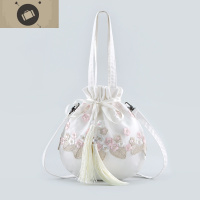 汉服包斜挎手提小包包配饰女搭配古装的荷包袋原创单肩复古风帆布 艾狄伊娃单肩包