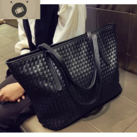 香港女包2020新款时尚女士编织大容量单肩手提包托特包简约大包包 艾狄伊娃单肩包