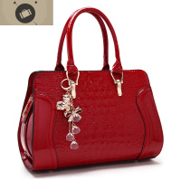 2020春季新款时尚气质结婚包包新娘包红色女士手提包斜挎单肩大包 艾狄伊娃手提包