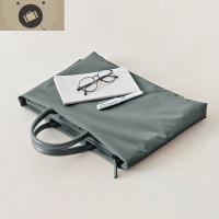 韩国原创手提公文包女商务OL风职业电脑吧14寸文件夹包加厚尼龙包 艾狄伊娃手提包