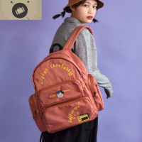 NULL原创校园日系书包软布料女学生轻便大容量双肩包可爱卡通书包 艾狄伊娃