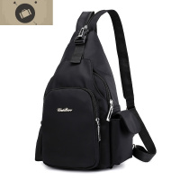 牛津布双肩包胸包两用女包潮多功能三用休闲小背包帆布轻便跨包女 艾狄伊娃