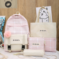 书包女韩版高中大学生原宿ulzzang简约森系初中小学生校园双肩背 艾狄伊娃