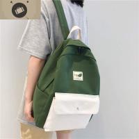 ins风牛油果小清新书包女 日系少女软妹帆布双肩包女初中学生背包 艾狄伊娃