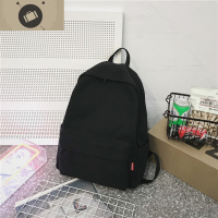 潮牌帆布背包男女双肩包韩版高中大学生时尚潮流书包男休闲旅行包 艾狄伊娃