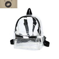 夏天包包女2020新款韩版潮流双肩包塑料透明果冻包学生书包沙滩包 艾狄伊娃