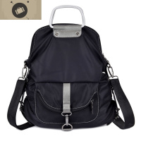 欧美两用单肩斜挎包韩版女帆布双肩包大容量手提三用包多功能背包 艾狄伊娃手提包
