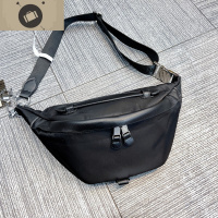 ins腰包女韩版百搭时尚潮流防水尼龙布胸包单肩斜挎小包 艾狄伊娃单肩包