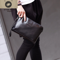 潮流新款手包 男式手拿包手提包 手挽包 信封包 商务休闲潮男手包 艾狄伊娃手拿包男