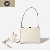 2019新款韩国时尚气质石头纹腋下包女单肩复古金属夹子包斜挎包 艾狄伊娃单肩包