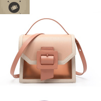 2020新款方扣拆带饰手提单肩包锁扣小清新果冻女士斜跨小方包潮包 艾狄伊娃单肩包