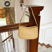 自制 腋下包女中古十字纹复古单肩鹅蛋十字纹法棍包 艾狄伊娃单肩包