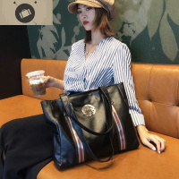 包包女2019新款时尚大容量包韩版女士单肩手提包简约大气软皮大包 艾狄伊娃手提包