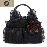 2020新款 复古蕾丝包包甜美淑女包可爱布包休闲女式手提包 艾狄伊娃手提包