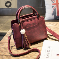 女士包包2020春季新款女包手提包简约时尚单肩包斜挎小包包流苏 艾狄伊娃手提包