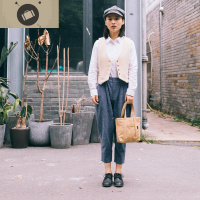 女式手提布包2020新款上班轻便布料休闲简约小方包手拎袋帆布包包 艾狄伊娃手提包