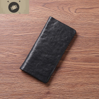 九城良品男真皮长款手拿包钱包薄款多卡位植鞣牛皮女休闲皮夹潮牌 艾狄伊娃女手包