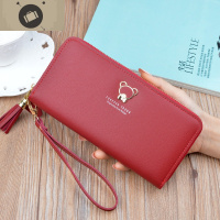 女士手拿钱包女长款2019新款简约拉链学生手机包大容量钱夹皮夹潮 艾狄伊娃女手包
