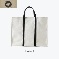 手提a4帆布包白领学生日书包女包商务件大包女韩文公文包简约容量 艾狄伊娃手提包