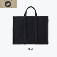 手提帆布包女韩版简约大容量公文包a4文件包学生书包白领时尚女包 艾狄伊娃手提包