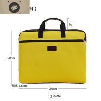 手提文件袋帆布a4大容量商务男女定制公文包会议袋资料防水袋多层 艾狄伊娃手提包