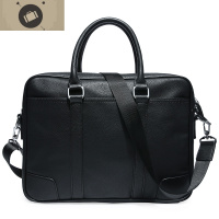 潮流新款韩版男士手提包公文包 文件包商务电脑包时尚单肩包男包 艾狄伊娃