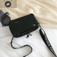 包包女2020新款韩版网红迷你旅行箱盒子单肩包百搭ins斜跨小方包 艾狄伊娃手提包