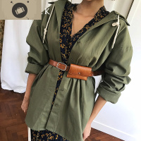 包包2020新款潮韩国复古新款百搭时尚细腰带皮带迷你腰包小方包女 艾狄伊娃手提包