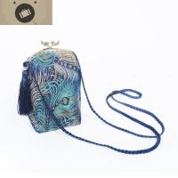 中国风迷你小包女斜跨手机包文艺汉服旗袍包单肩复古布包包 艾狄伊娃单肩包