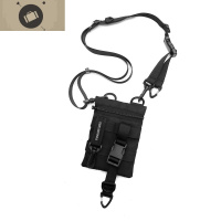 斜挎包男城市机能胸包工装街潮蹦迪包女多功能腰包手机包运动挎包 艾狄伊娃女斜挎包