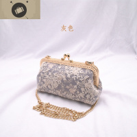 依瑾手作复古蕾丝手机包淑女小清新森系散步口金迷你手工斜挎女包 艾狄伊娃女斜挎包
