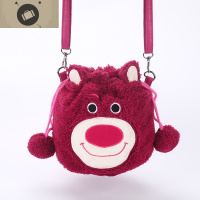 莓斜挎包日系toys玩具可爱少女心史黛拉毛绒公仔斜挎包手机包 艾狄伊娃女斜挎包
