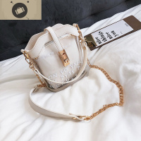 透明果冻包包女包夏天小清新新款2020网红洋气百搭水桶链条斜挎包 艾狄伊娃女斜挎包