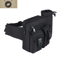 腰包男户外骑行水壶腰包男女多功能运动军迷腰包斜挎包路亚包防水 艾狄伊娃斜挎包男