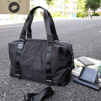 男士手提包大容量旅行包休闲运动单肩包男斜挎包牛津布简约行李袋 艾狄伊娃斜挎包男