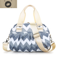 新款女包单肩包尼龙帆布手提包斜挎包女士休闲大容量妈妈花布包 艾狄伊娃单肩包