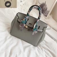 2020新款女包潮欧美时尚中号凯莉铂金包百搭荔枝纹手提单肩女包包 艾狄伊娃单肩包