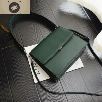 大包包女包2020新款潮韩版大容量风琴包百搭简约宽肩带单肩斜挎包 艾狄伊娃单肩包