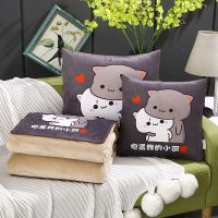 Sleepy Bear 冬季加厚抱枕被子两用双面绒办公室靠垫午睡枕头珊瑚绒汽车靠垫被