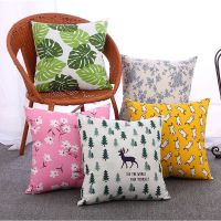 Sleepy Bear 抱枕欧式棉麻卡通抱枕生日礼物汽车抱枕床头靠垫办公室沙发抱枕